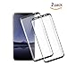 [2PACK] Galaxy S8 Plus Screen Protector, Pulais Full Screen Coverage 3D Anti-Scratch 9H Hardness Ultra HD Screen Protector Film for Samsung Galaxy S8 Plus (Black)