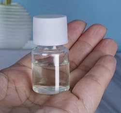 Duehut 10PCS 5ml Plastic Bottles Lab Cylindrical