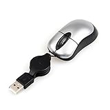 Mini Perman USB Wired Optical Gaming Mouse Mice for Computer PC Laptop Gamer Silver