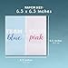 BLUE PANDA Gender Reveal Luncheon Napkins - 2-Ply 6.5 x 6.5 in Folded (13 x 13 in Unfolded) - Blue & Pink Disposable Paper Napkins 150 Count - Absorbent Tear-Resistant Party Supplies