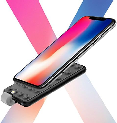 ZHRUYY Apple Iphone6s/7/8Plus/X Dedicated, Wireless Clip Power Bank, Mobile Power, Apple Mfi Certification, Suction Cup Design, 4000Mah, Apple Original Chip,Black
