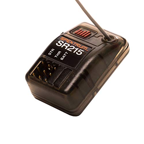 Spektrum SR215 2-Channel 2.4GHz DSMR RC Sport Receiver: Surface, Black