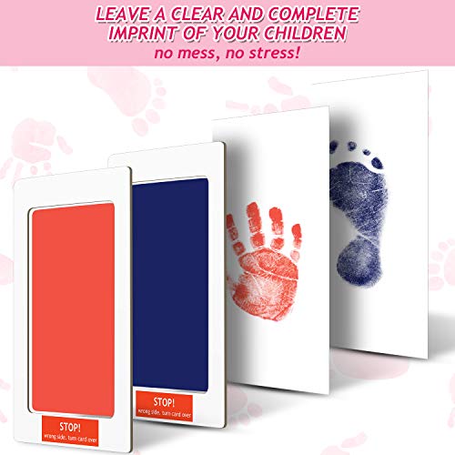Clean Touch Ink Pad Newborn Baby Handprint and Footprint Pet Paw Print