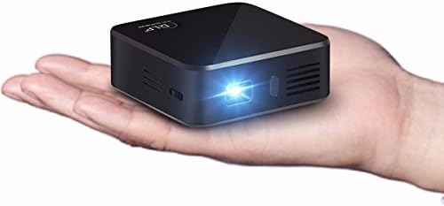 Mini Projector, Portable Pico DLP Video Projector,Support 1080P WiFi HD LED Projector,Built-In Speakers for Home Theater,Presentations,Gaming,Smartphones,Tablets,Laptops