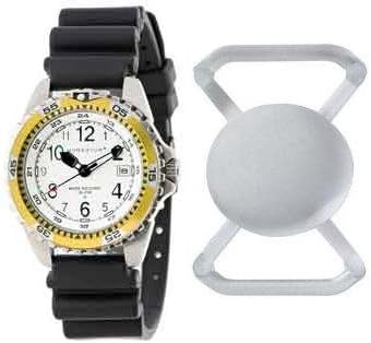 New St Moritz Momentum M1 Twist Women S Dive Watch With Yellow Bezel Black Hyper Rubber Band Free Watch Protector Amazon Ca Sports Outdoors