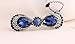 Ondder 4 Pack Crystal Rhinestones Bowknot Hair Clips Hair Pin Hair Barrettes Hair Accessories for Women