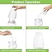 BAXIA TECHNOLOGY Essential Oil Portable Ultrasonic Cool Mist Humidifier, 8 LED Lights Waterless Auto Shut-Off fo Aroma Diffuser, 2-Pack, 100ML 2Pack