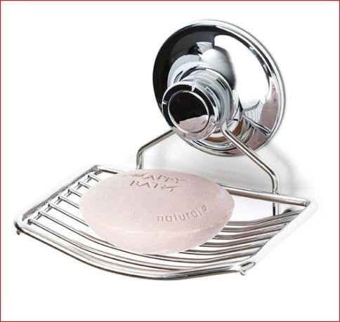Stainless steel soap holder