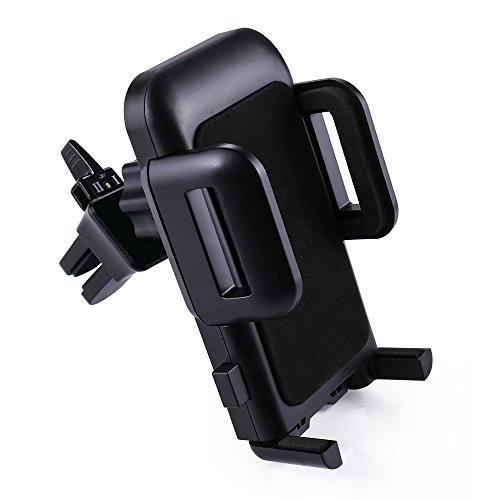 Click Here to See More Images Car Mount,Air Vent Car Mount Holder,The Car Mount with Universal Car Mount Air Vent with Swivel Head One Hand Operation for 3.5-6 inches Cell Phones and GPS and More Smartphones