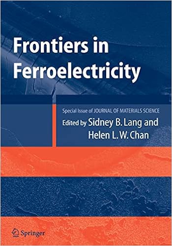 Frontiers Of Ferroelectricity A Special Issue Of The Journal Of Materials Science Lang Sidney B Chan Helen L W 9781441942548 Amazon Com Books