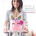 Unicorn Cake Topper with Eyelashes | Unicorn Horn Headband | Unicorn Party Supplies | Wear as a Head Band or Use as a Unicorn Decoration for a Cake by Comkite