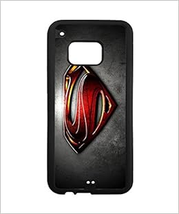 amazon com htc one m9 case dc comics cartoon man of steel logo design clear with design htc one m9 case for men tpu bumper books amazon com