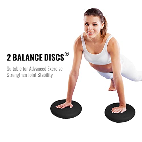 Trideer Balance Disc Wobble Cushion Wiggle Seat on Office Desk Chair