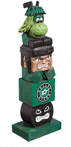 Team Sports America Evergreen NHL Dallas Stars Tiki Totem