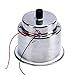 Amarine Made 3 LED Blue Stainless Steel Cup Drink Holder with Drain & LED Blue Marine Boat Rv Camper (1Pcs)