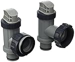 Intex 25010 Above Ground Plunger Valves with Gaskets and Nuts Replacement Part