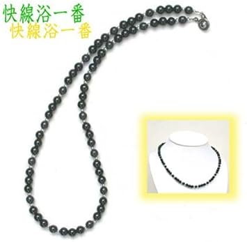 Amazon 快線浴一番 マイナスイオン ネックレス 遠赤外線 オニキス入 Shinwa 磁気 チタン ゲルマニウムアクセサリー