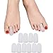 Povihome 10 Pack Toe Caps, Toe Sleeves, Toe Protectors - for Middle Toe Blisters, Corns, Injured Toenails and Hammer Toe Protect