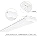 hykolity 4FT Wraparound LED Shop Light, 40W 4400LM, 4000K Office Ceiling Fixture, Flush Mount, ETL Listed