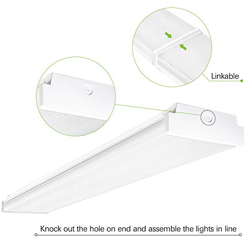2 Hykolity+Wraparound+Fluorescent+Daylight+Flushmount