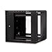 12U LINIER Swing-Out Wall Mount Cabinet - Glass Door