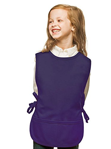 My Little Doc Purple Kids Cobbler Apron, Poly/Cotton Twill Fabric (Extra Large)