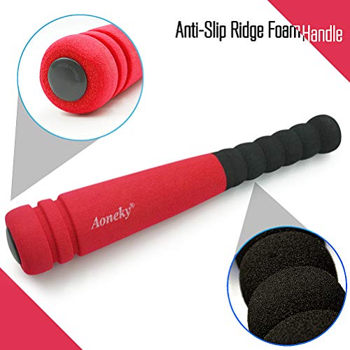 image for Aoneky Min Foam Bat with Multi Balls for Toddler - Indoor Soft Super S
