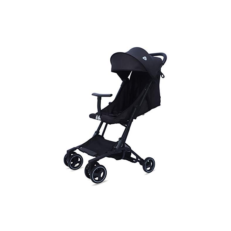 ShaHa Foldable Baby Stroller, Lightweight Toddler Travel Stroller for Airplane Has Swivel Front Wheels, 1-Step Brake…