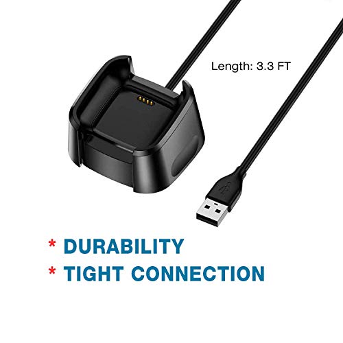 SOONORY Charging Cable Compatible with Fitbit Versa 2, Replacement
