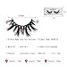 Fluffy Mink Lashes Strip with Russsian Volume, D Curl False Eyelashes Natural Look Effect, 1 Pair Cruelty-Free 18 mm for Women Makeup