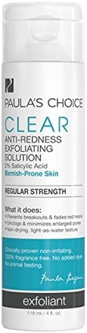 CLEAR REGULAR STRENGTH ANTI-REDNESS EXFOLIATING SOLUTION WITH 2% SALICYLIC ACID (118ML)