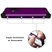 Lontect Compatible Galaxy S9 Heavy Duty Three Layer Hybrid Sturdy Armor High Impact Resistant Protective Cover Case for Samsung Galaxy S9, Purple/Black