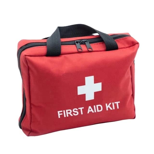 90 Pieces Compact First Aid Kit Lightweight Medicine Storage Bag Ideal for Emergency Blanket Home Office Outdoor Travel Sports Car Bus Boat Caravan Camping Hiking Workplace Medical Supplies