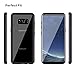 Samsung Galaxy S8 Plus Screen Protector & Case Combo, OMOTON [Curved Edges] [HD Clear] [Highly Response] 3D PET Screen Protector and [Soft TPU Edge] [Durable Acrylic Panel] Case, Black