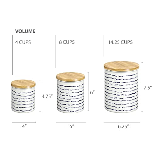 Modern Market Canister Sets for Kitchen Counter, Vintage Kitchen