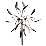 Twirler Powder Coated Metal Kinetic Garden Art