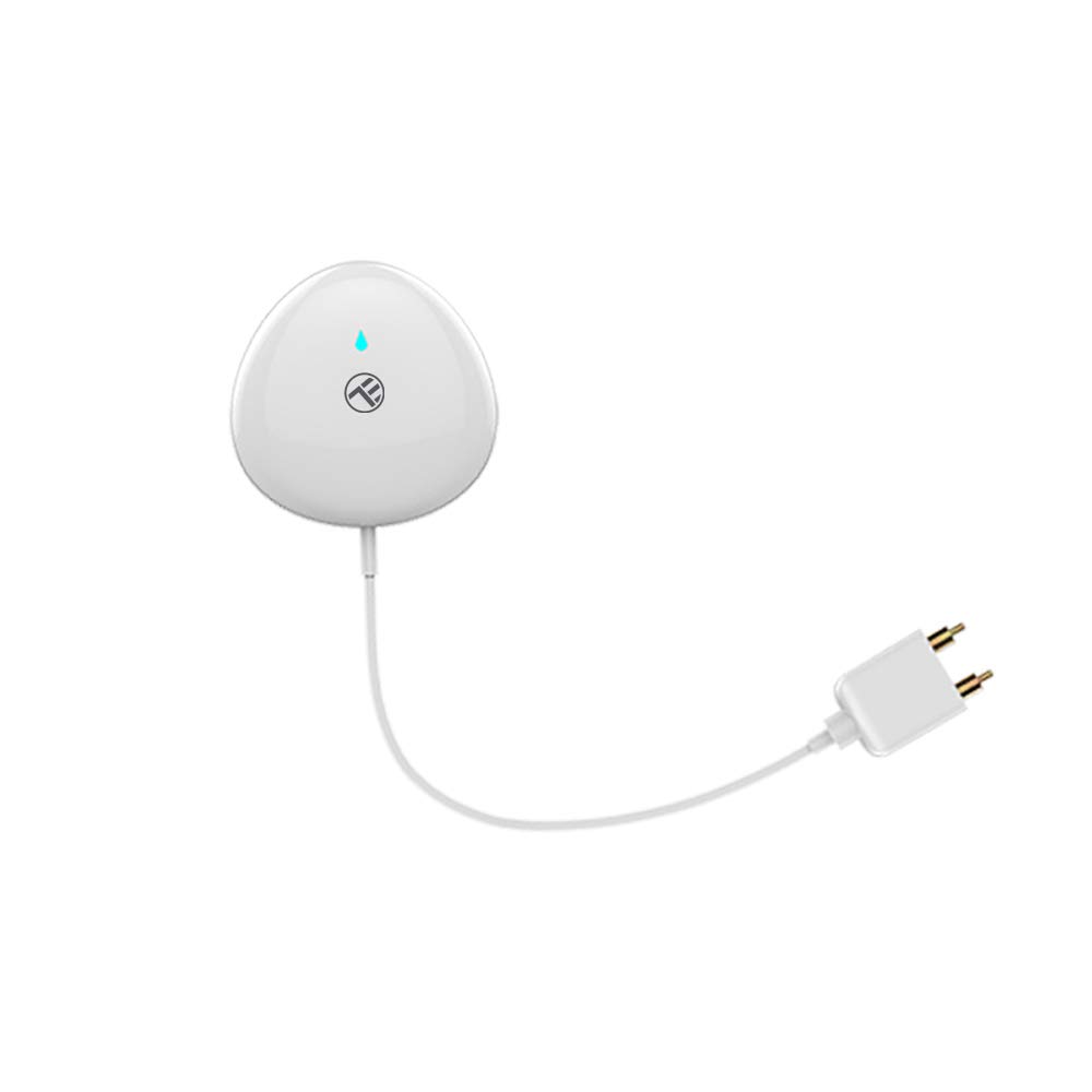 TELLUR SMART Wifi Water Leak Alarm, Water Sensor, Phone App, Acoustic Alarm and Push Notification, Works with typical LR03 (AAA) Batteries and Lasts for up to 6 months, 1m Cable, No HUB required