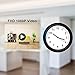 Wireless Hidden Camera Wall Clock,HD Spy Camera Nanny Cam, Rechargeable Battery Powered WiFi Spy Cam, Motion Detection Nanny Camera with Phone App for Home and Office