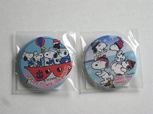 Amazon スヌーピータウンショップ 缶バッジ 44mm 2個 Peanuts スヌーピー ウッドストック アンディ オラフ スパイク 横浜 札幌 アニメ 萌えグッズ 通販