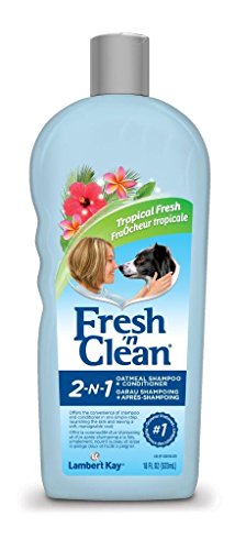 Fresh'n Clean Pet 2-in-1 Oatmeal and Baking Soda Formula Conditioning Shampoo, 18-Ounce