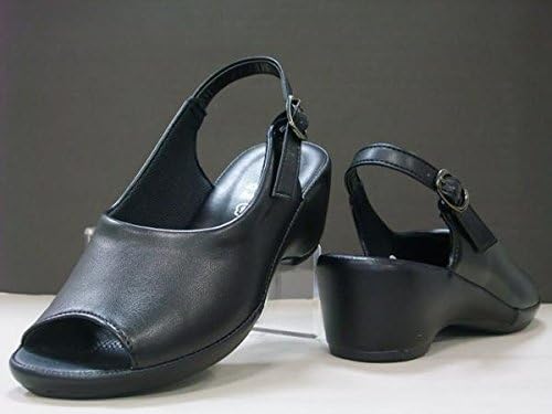 Amazon オフィス履き ナースサンダル レディース 5308 Ll 約24 5cm ブラック ファッションサンダル