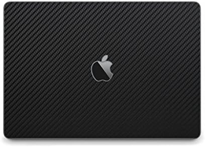 iCarbons Black Carbon Fiber Skin Wrap for MacBook Pro 13” (Late 2016-Current, No Touchbar) Top Only