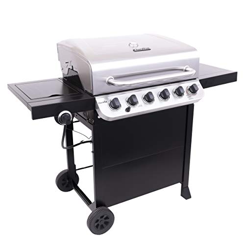 CharBroil 463274419 Performance 6Burner Cart Style Gas Grill, Stainless/Black Gas Barbeque