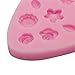 Vipe Cake Molds Fondant Sugarcraft Cake Chocolate Soap DIY Mold Baking (9 Flower)