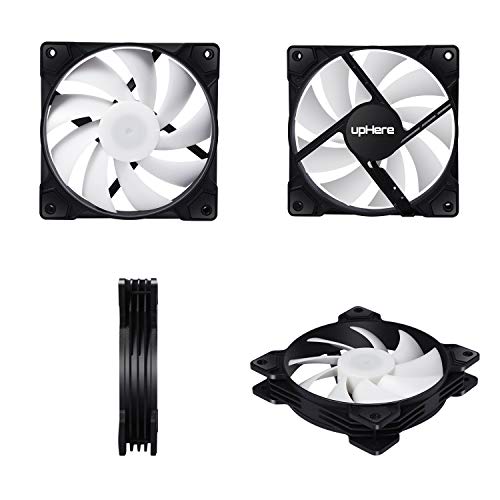 upHere-120mm-4PIN-PWM-Ventilador-para-Ordenador-Ventilador-de-PC-silencioso-3-Pack-NegroSR12-BW4-3