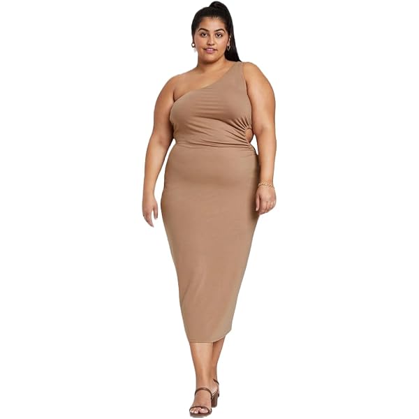 knee length dresses for ladies The Tank Midi Dress in Butterknit