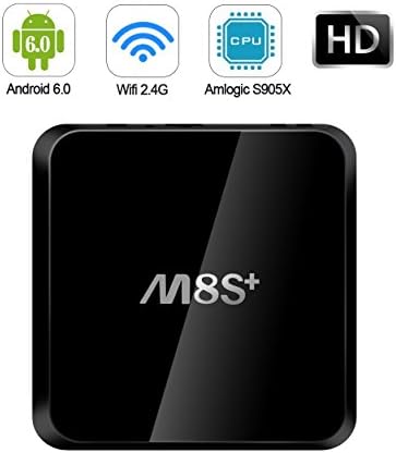 BeiDi M8S Plus Android 6.0 Box-Amlogic S905 Quad Core-4K TV- Smart TV Box-Dual-WIFI 2.4GHz HD H.265 and VP9 Decoding