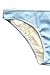 Cupshe Fashion Women’s Fluffy Cloud Tie Bikini Set Beach Swimwear Bathing Suit (S, Blue)