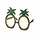 Talking Tables Tropical Party Pineapple Sunglasses for a Summer Party or Luau, Multicolor