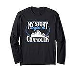 Chandler shirt | Born in Chandler Long Sleeve T-Shirt